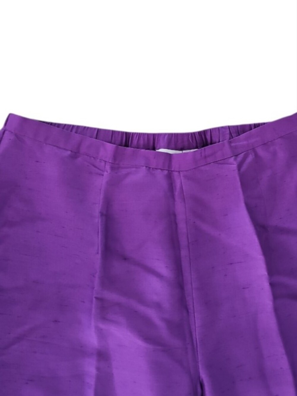 NWT Worthington 100% Washable Silk Pants Lined Women’s 22W Purple Career Luxury - Picture 5 of 16